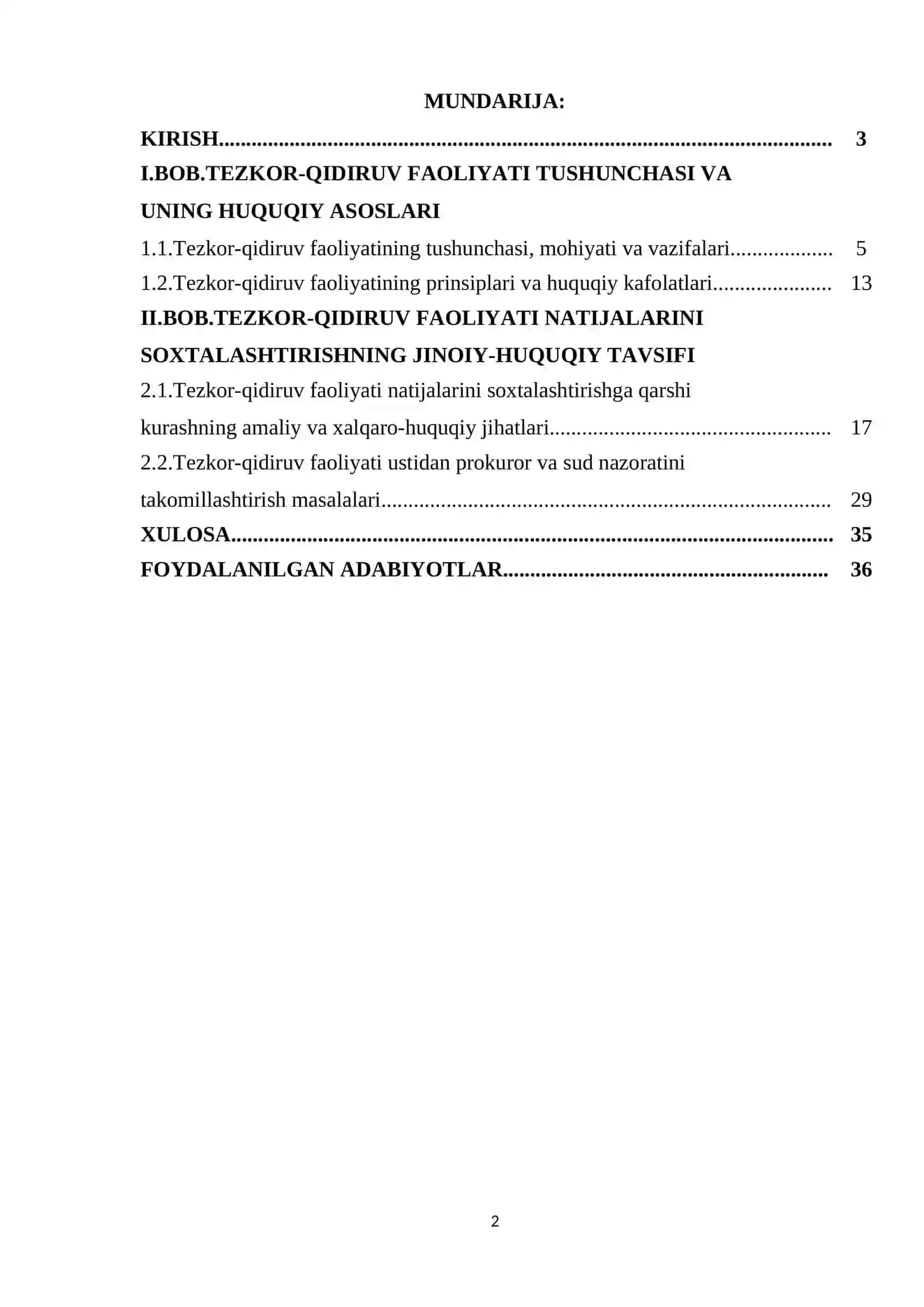 TEZKOR-QIDIRUV FAOLIYATI NATIJALARINI SOXTALASHTIRISHNING (QALBAKILASHTIRISHNING) JINOIY HUQUQIY XUSUSIYATLARI 2