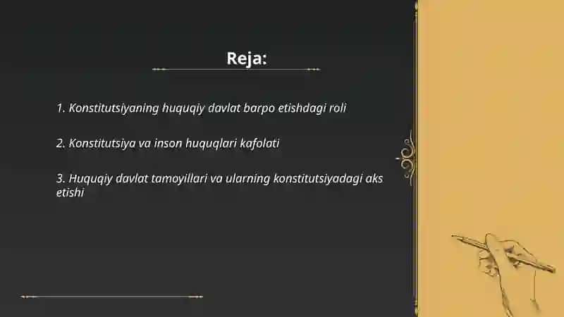 Konstitutsiya huquqiy davlat prinsiplari 2