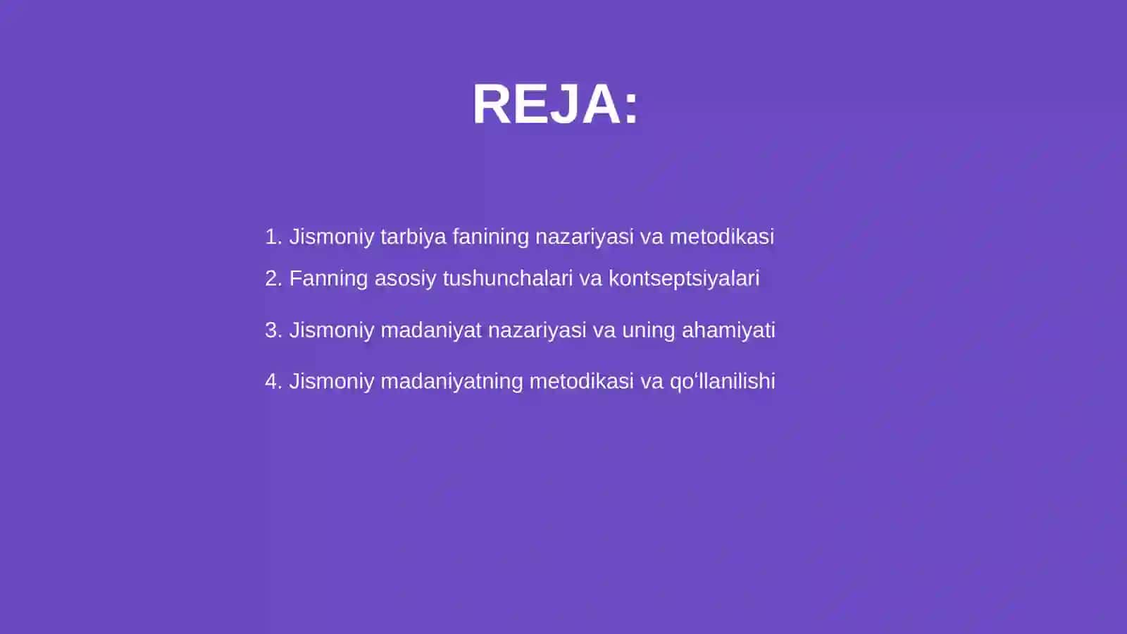Jismoniy tarbiya fanining nazariyasi va metodikasi 2