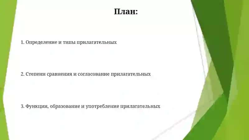 Имя прилагательное 2