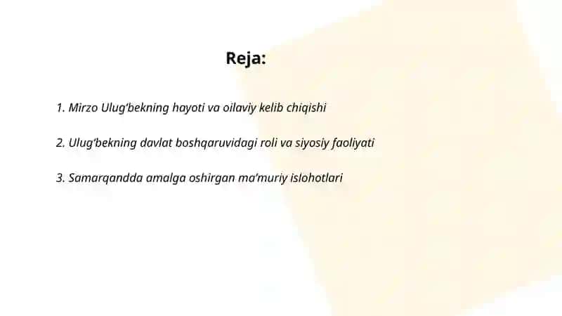 Mirzo Ulugʻbek - davlat arbobi va buyuk olim 2