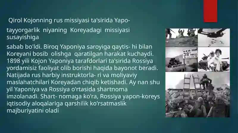 Mustaqillik davri. Koreya urushi va Koreyaning bo’linishi 2