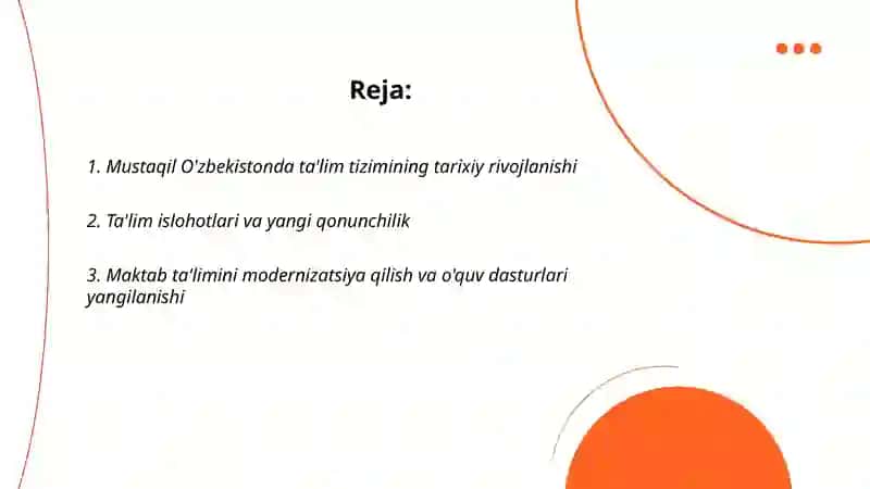 Mustaqil O'zbekistonda ta'lim va fikrlar taraqqiyoti 2