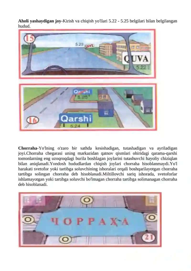 Yo'l harakati qoidalari 2
