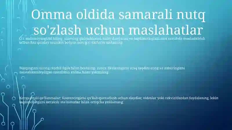 Taqdimot Tayyorlash 2