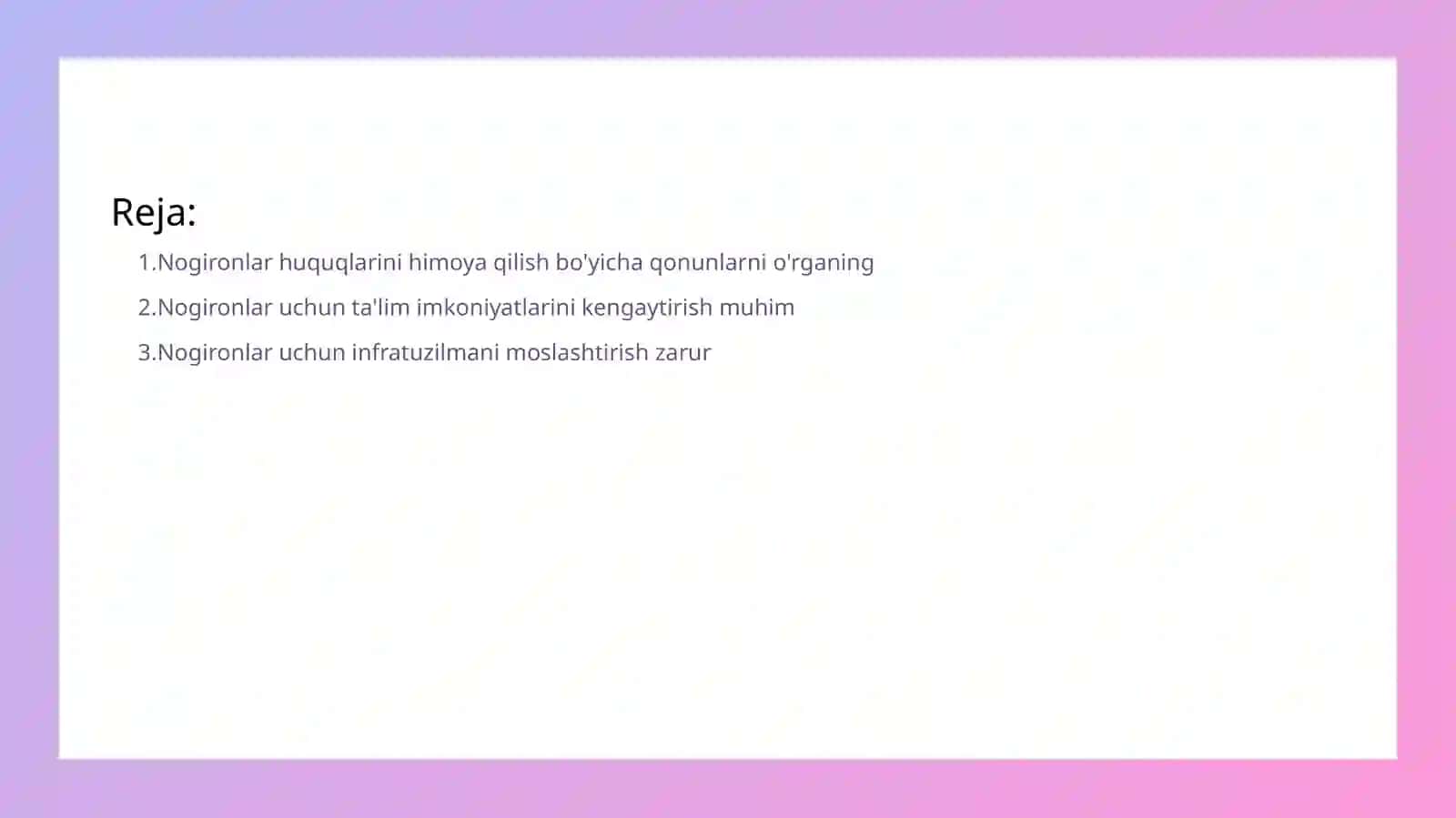 Nogironlar huquqlarini himoya qilish 2