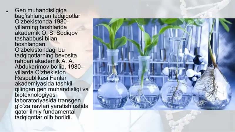 Gen muhandisligi va biotexnologiya fani yutuqlari 2