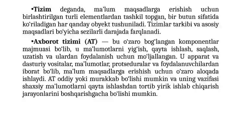 Axborot tizimlarini ishlab chiqish metodologiyalari 2