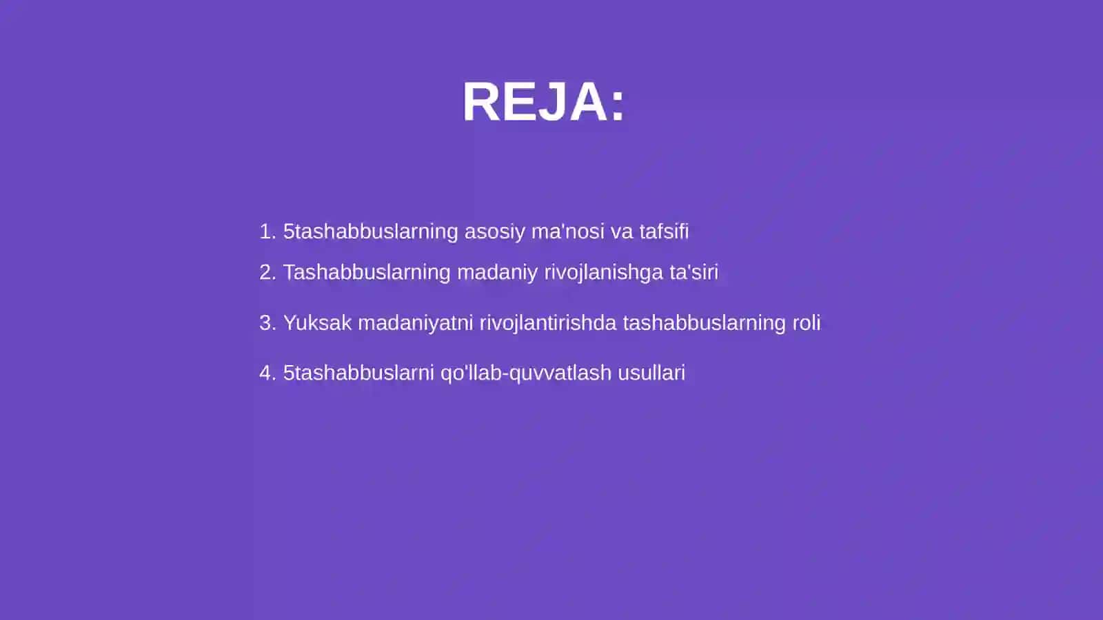 5tashabbus va uni yuksak manaviy madaniyatini taminlashdagi orni 2
