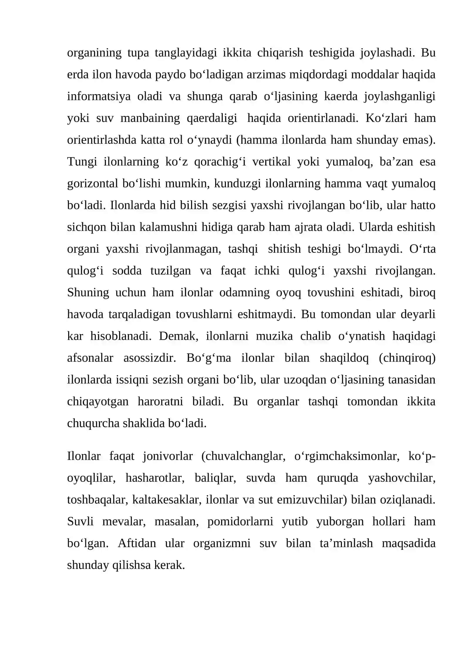 O‘zbekistonning zaharli ilonlari, ularning tarqalishi va ahmiyati 2