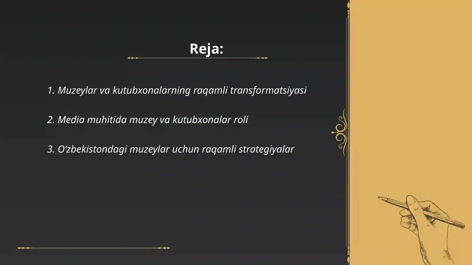 Muzey va kutubxonaning media makondagi o‘rni 2
