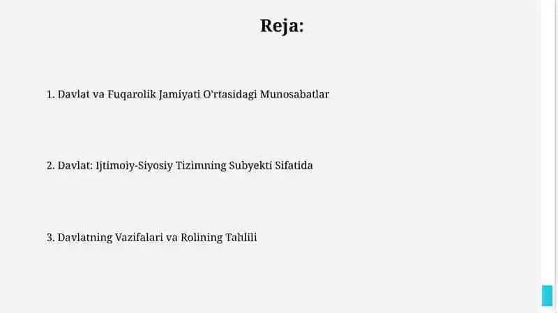 Davlat va Fuqarolik Jamiyati O'rtasidagi Munosabatlar 2