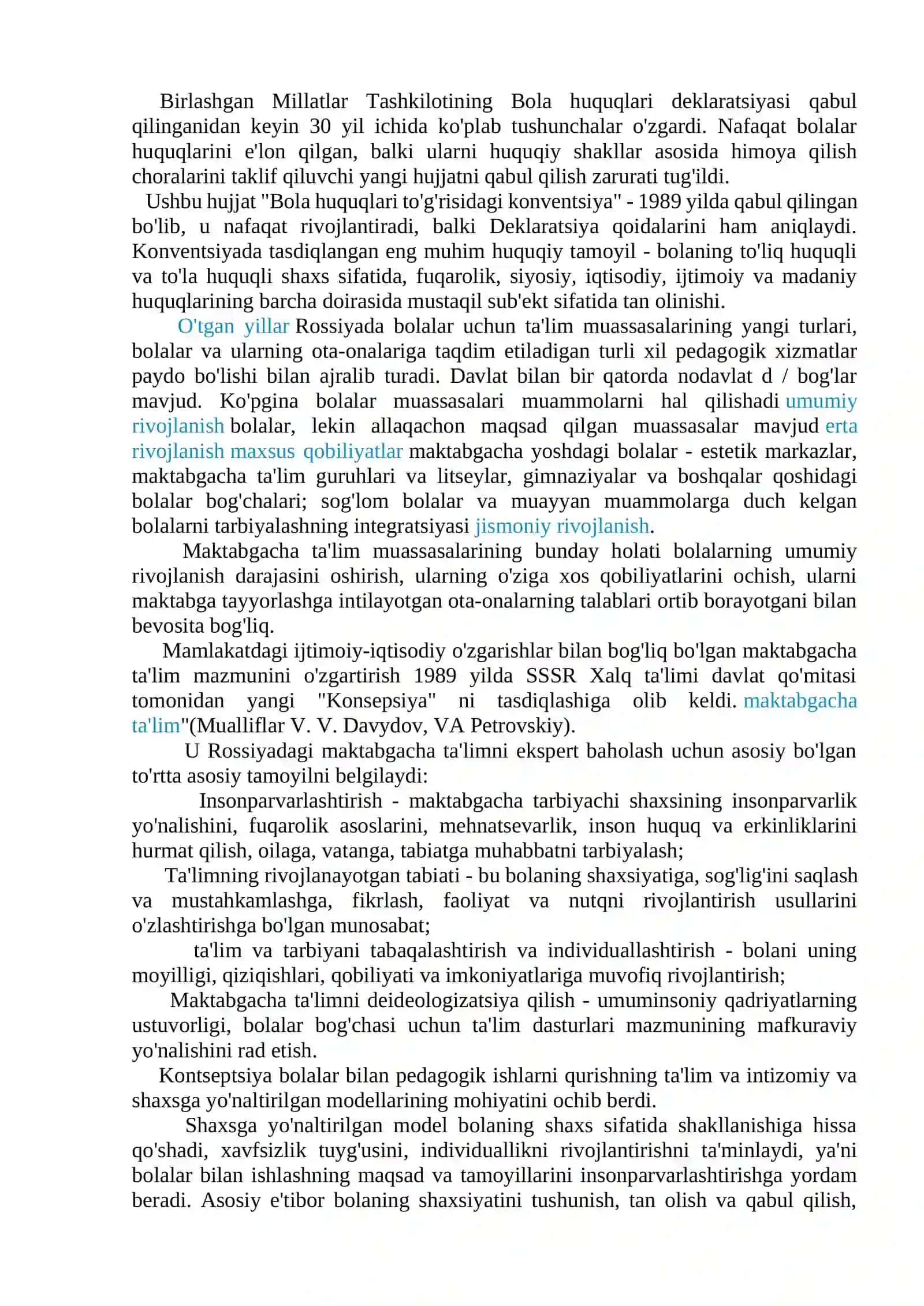 Rossiya va Fransiyada maktabgacha ta’lim hamda ularning qiyosiy tahlili 2