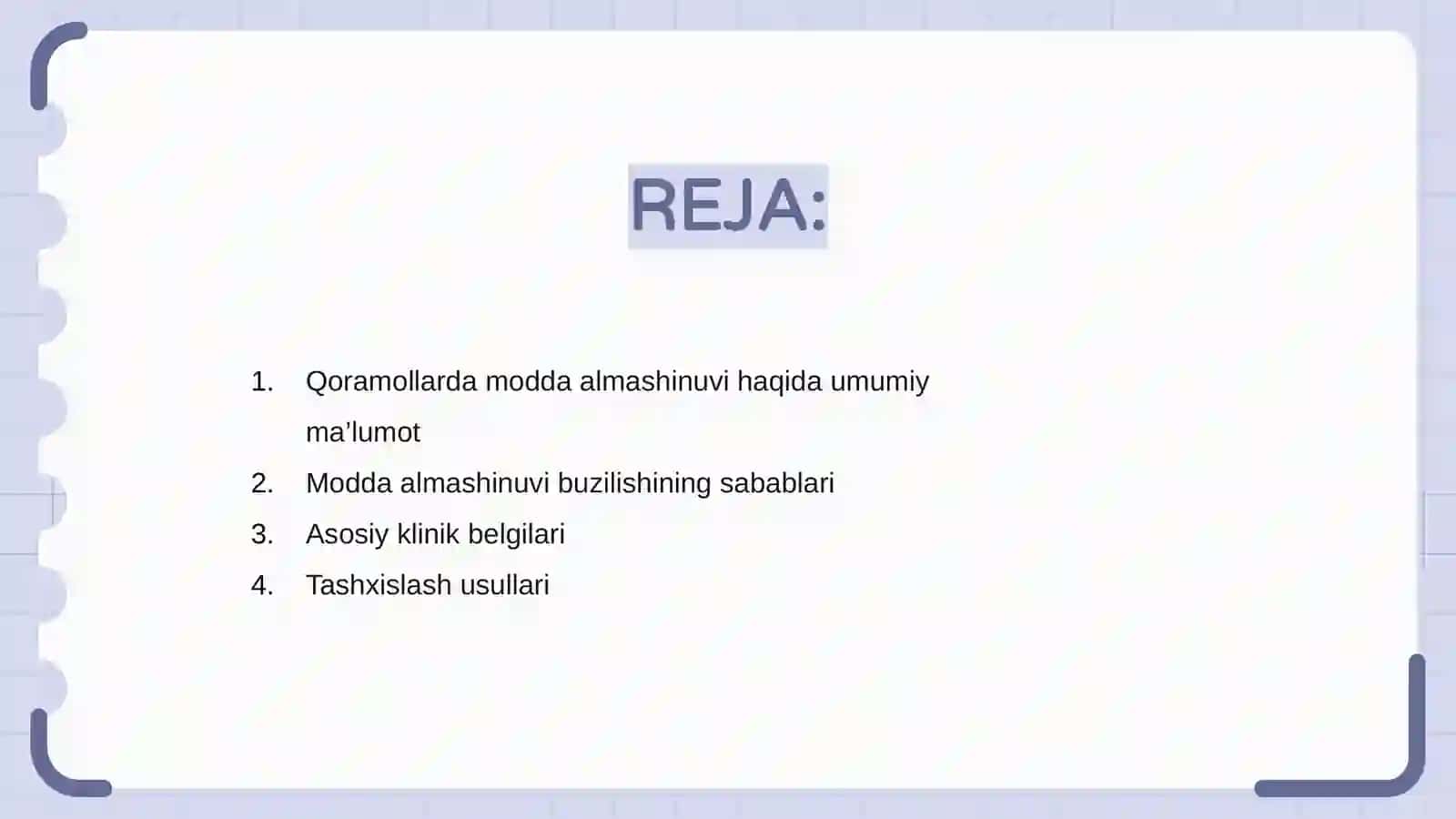 Qoramollarda Modda almashinuvi buzilishini aniqlash 2