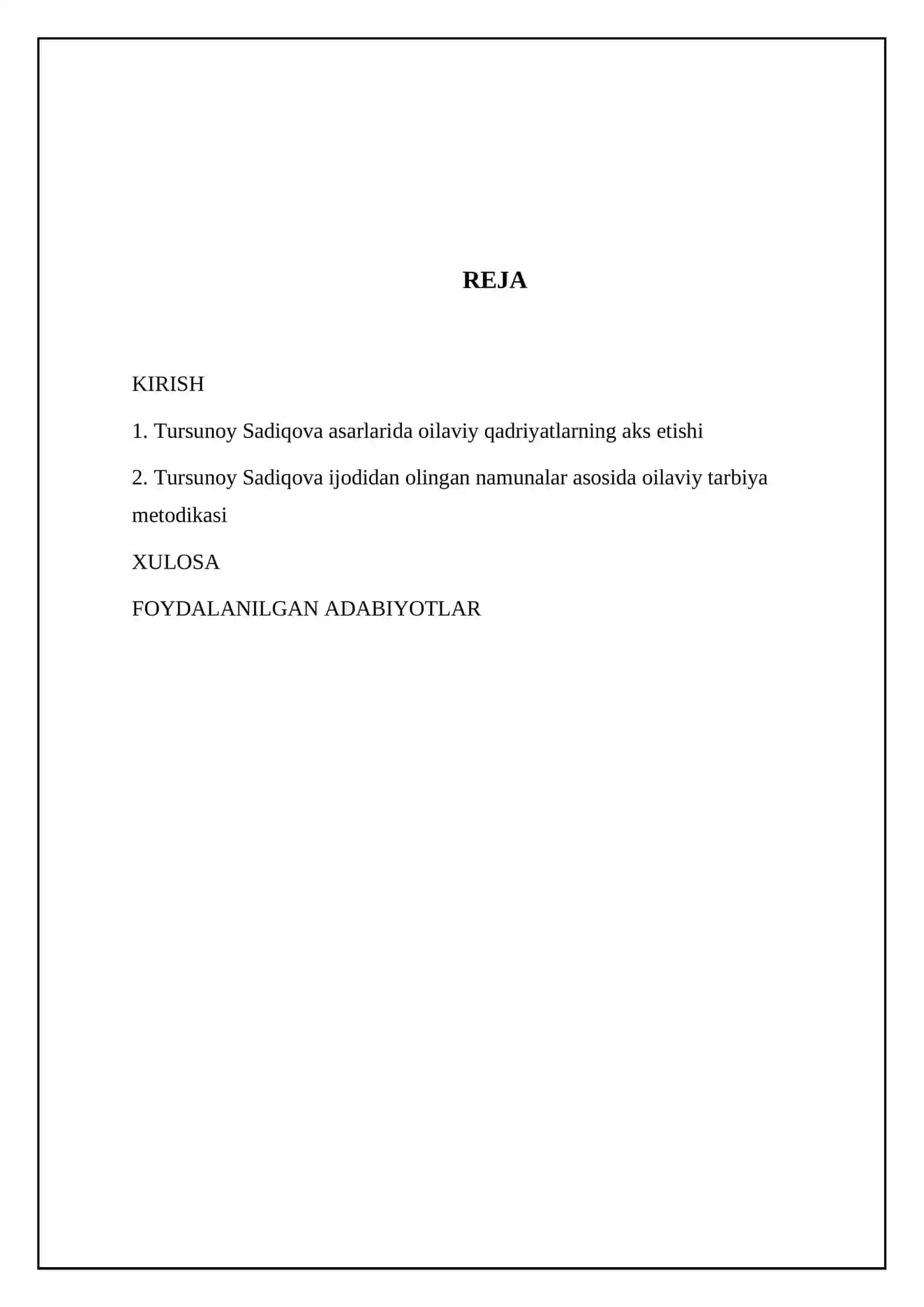 Tursunoy Sadiqovaning asarlari asosida yoshlarni oilaviy xayot haqidagi tasavvurlarini shakllantirish 2