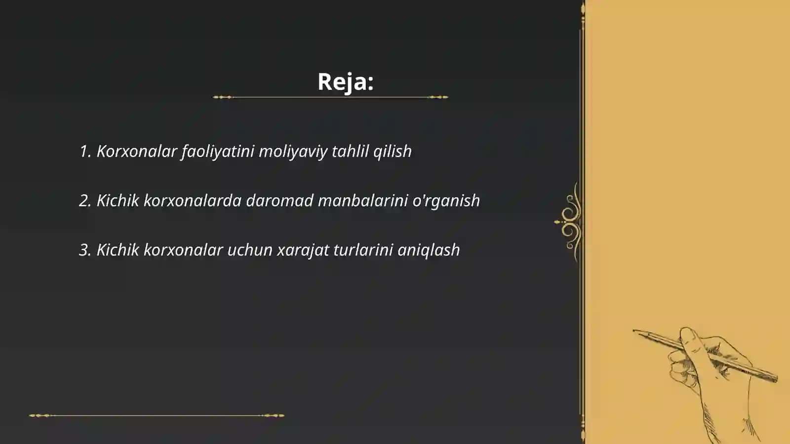 Korxonalar faoliyatini moliyaviy tahlil qilish 2