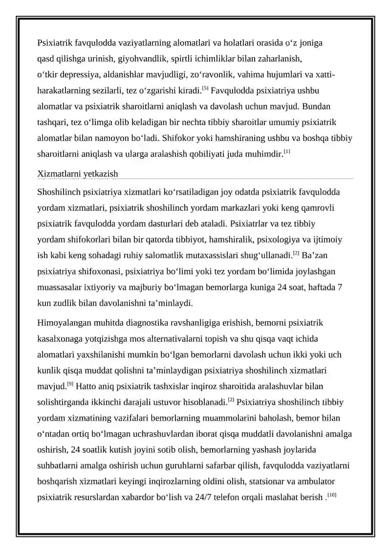 Davolash ishi 2