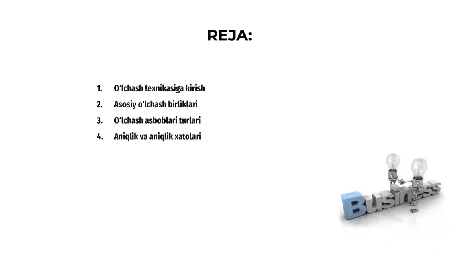 Oʻlchash texnikasi 2
