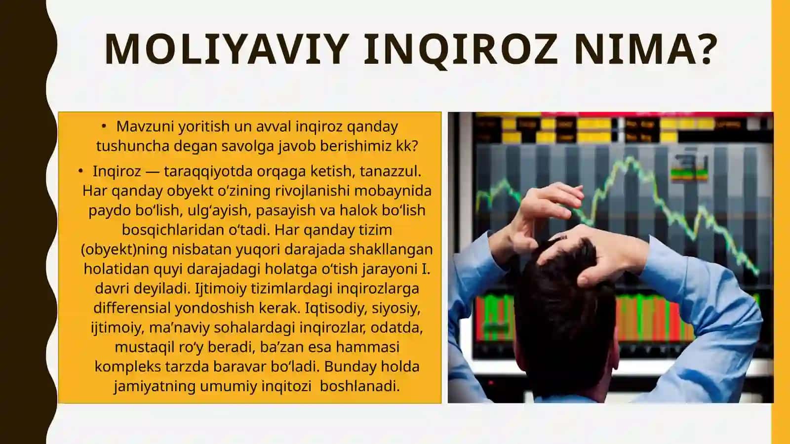 Yalpitalab - yalpitaklif model iqtisodiy jahon moliyaviy inqirozi tahlili 2