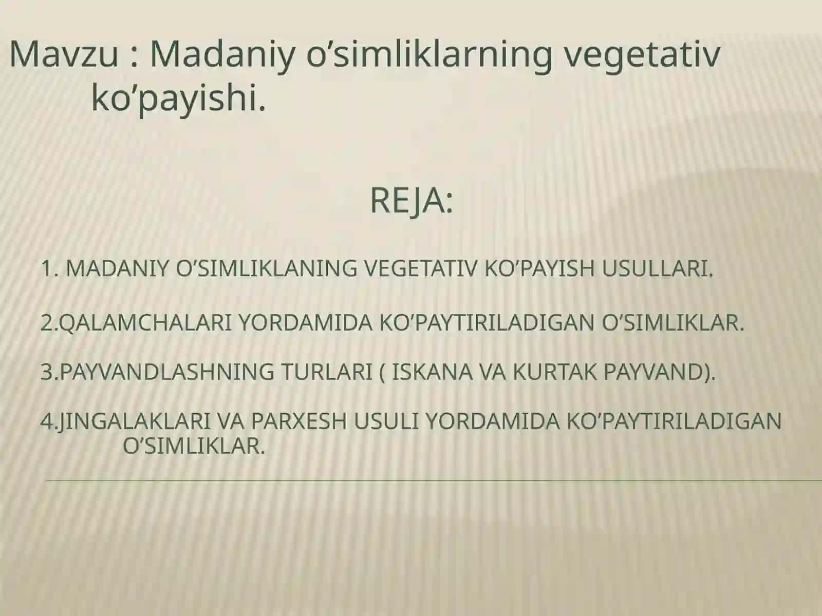 Yovvoyi O’simliklarning vegetativ ko’payishi 2
