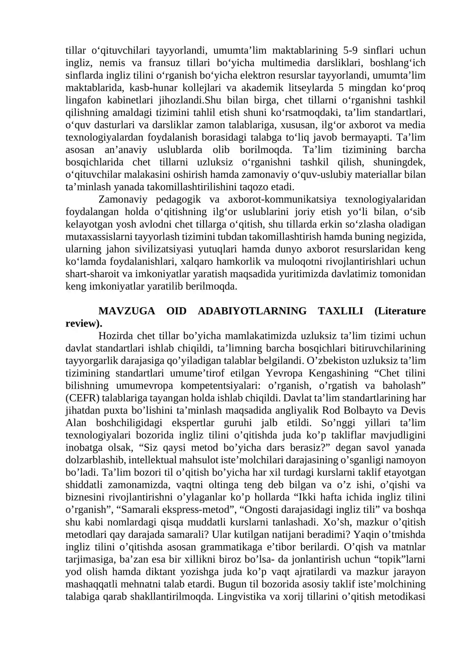 O‘smir yoshdagi bolalarni ingliz tiliga bo‘lgan qiziqishlari 2