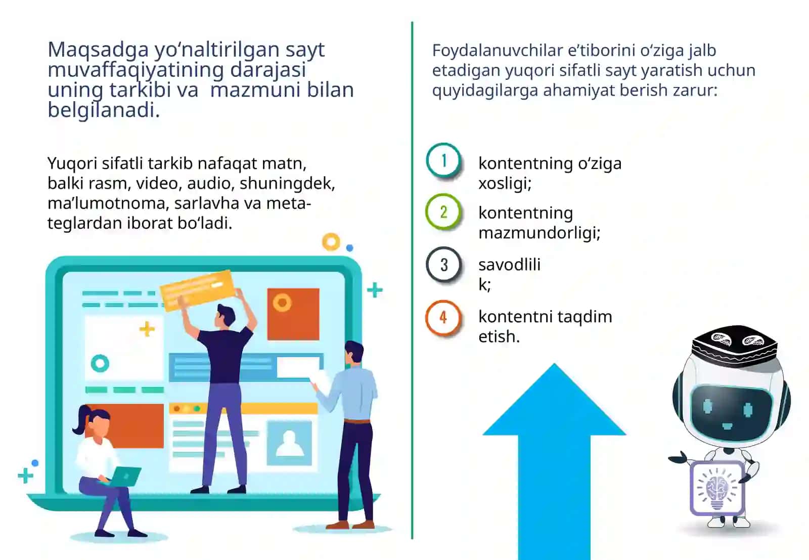 Web sayt tarkibi bilan ishlash 2