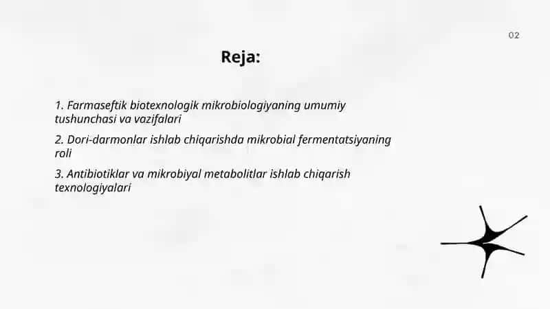 Farmaseftik biotexnologik mikrobiologiyadagi o'rni 2