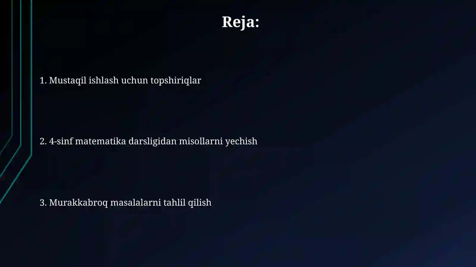 4-sinf matematika darsligi misol va masalalari 2