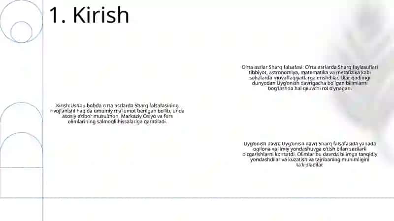 OʻRta Asr Sharq Falsafasi Va UygʻOnish Davri 2