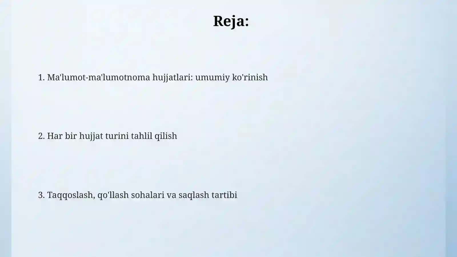 Ma'lumot-axborothujjatlari 2