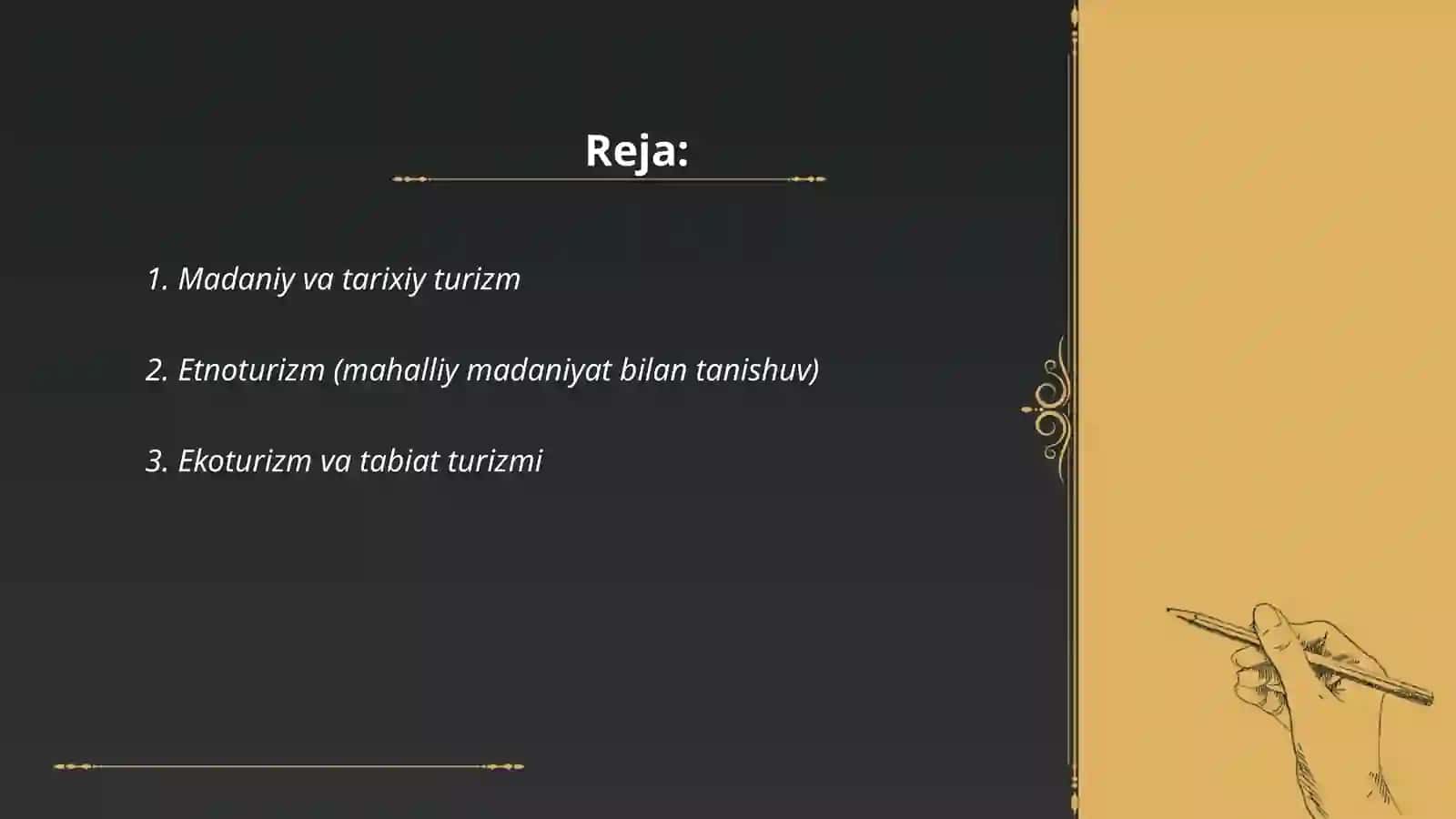 Madaniy va tarixiy turizm 2