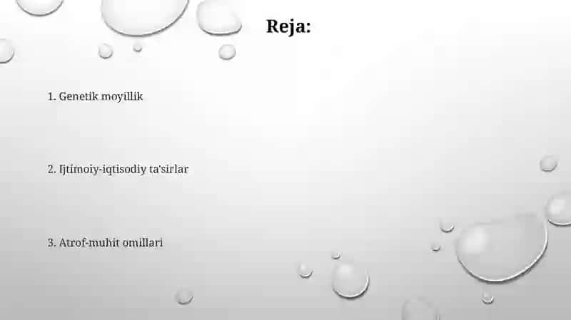 Ruhiy va jismoniy rivojlanishda orqada qolish sabablari 2