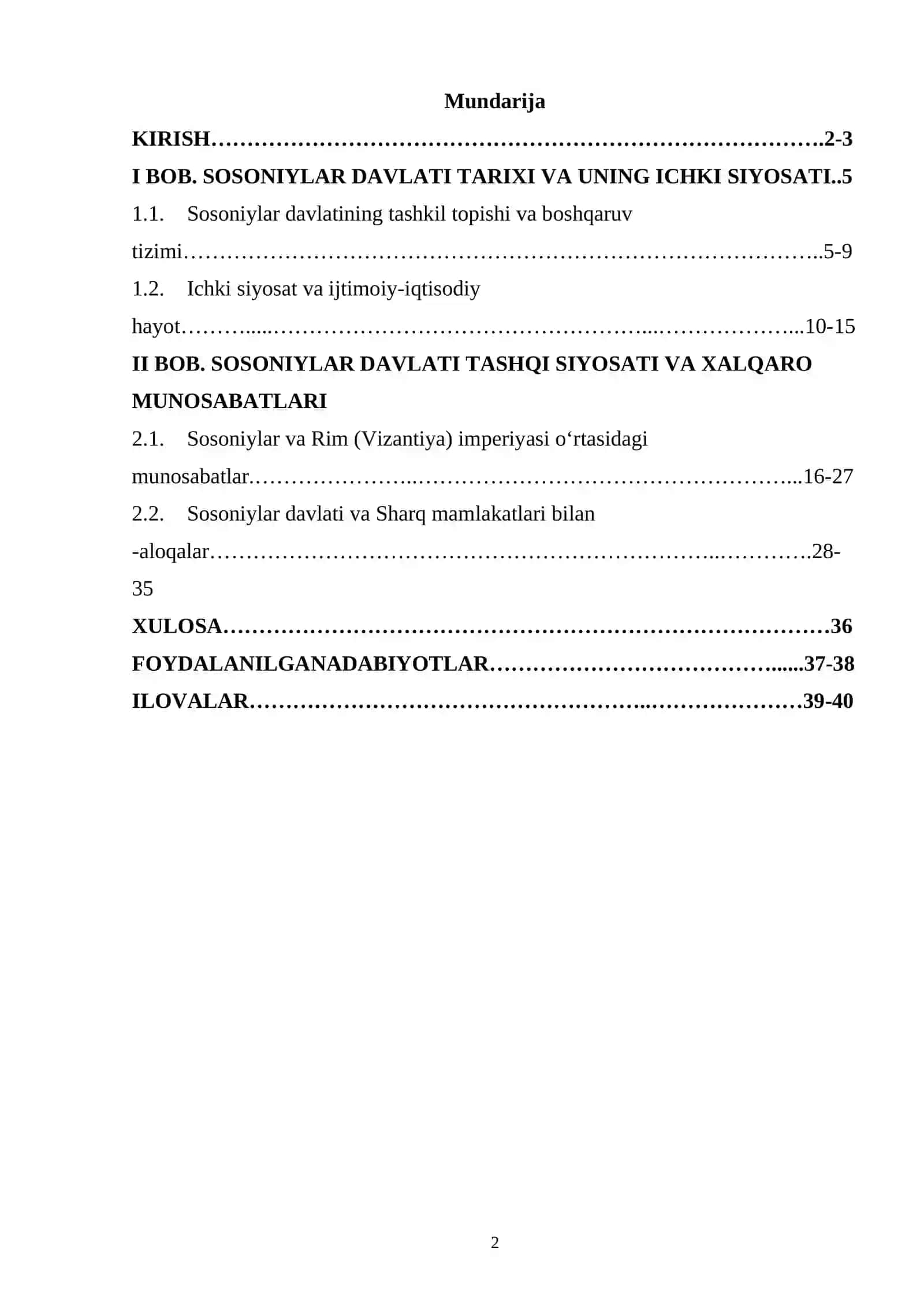 Sosoniylar davlati va uning ichki va tashqi siyosati 2