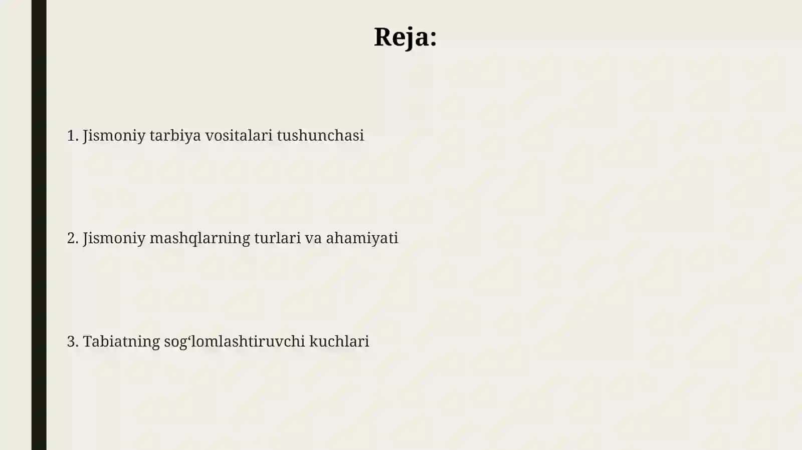Jismoniy tarbiyaning vositalari, jismoniy mashqlar 2