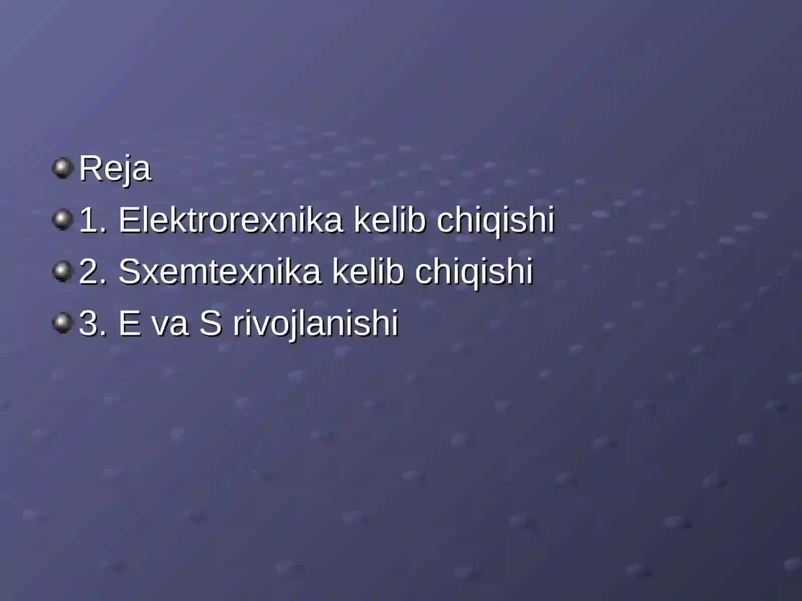 ELEKTROTEXNIKA VA SXEMOTEXNIKA FANI 2