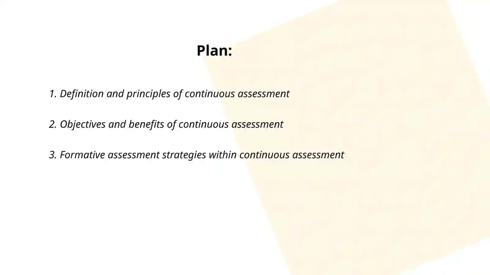 Continuous assessment 2
