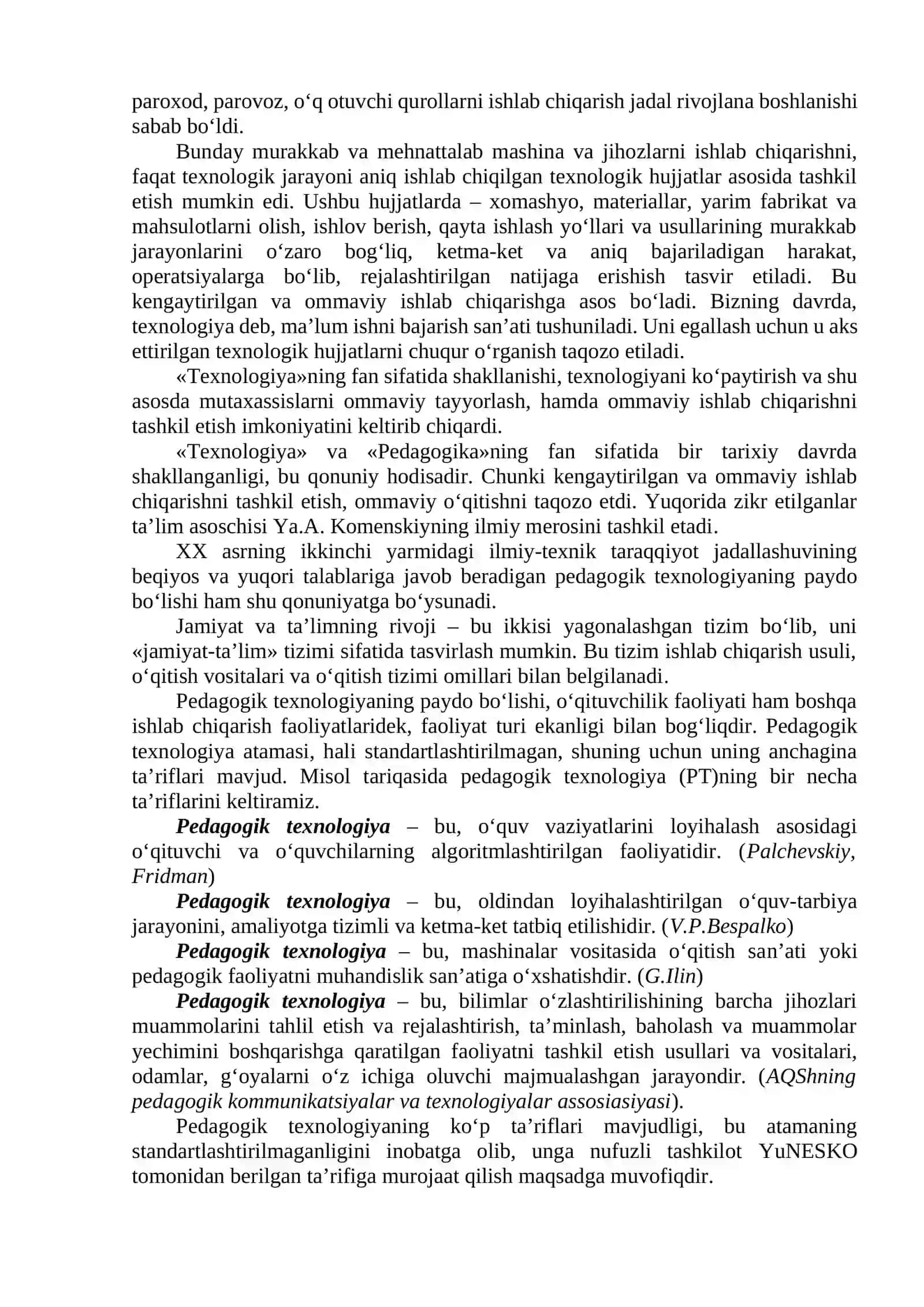 PEDAGOGIK TEXNOLOGIYALARNING PEDAGOG KASBIY RIVOJLANISHIDA TUTGAN OʻRNI 2