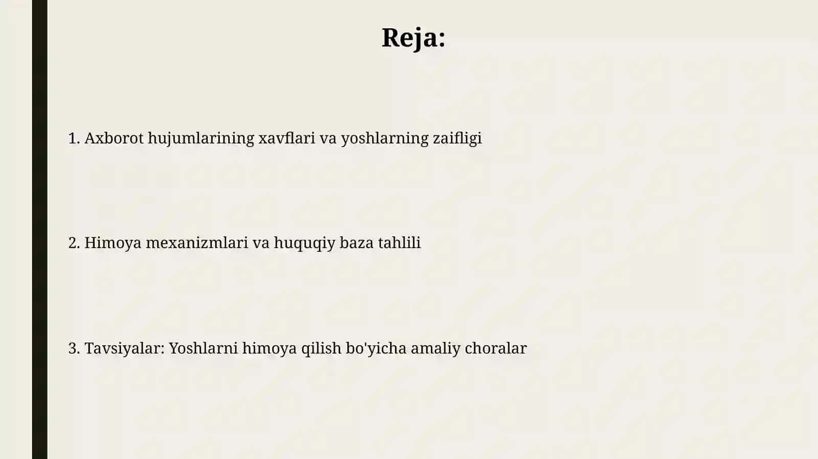 Yoshlarni internet va ijtimoiy tarmoqlardagi axborot xurujlaridan asrashning dolzarb masalasi 2