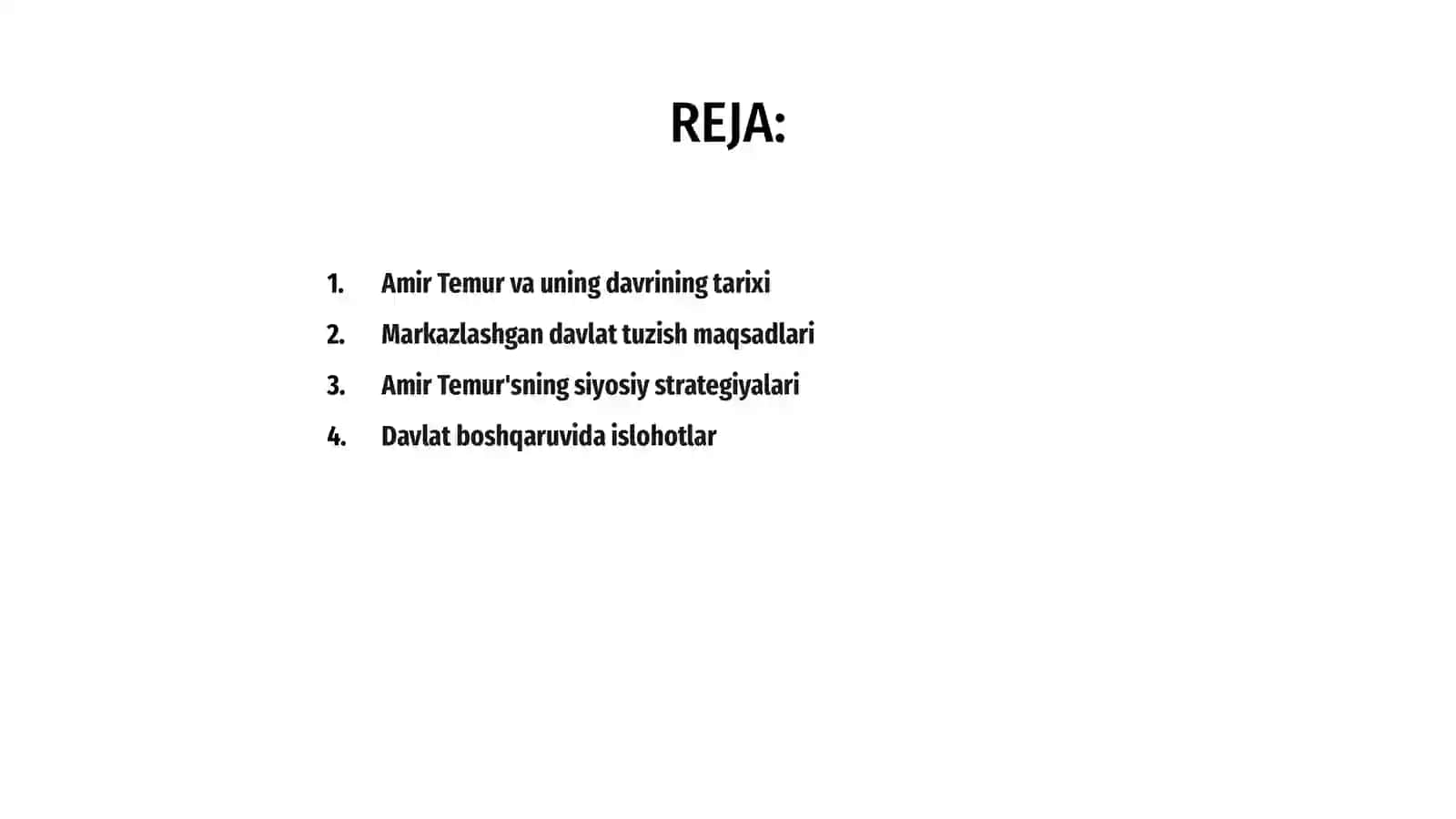 Amir Temur va uning davrining tarixi 2