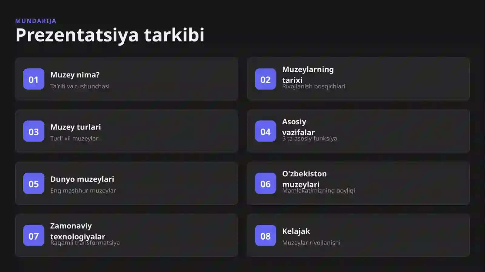 MADANIY MEROS MUZEY 2