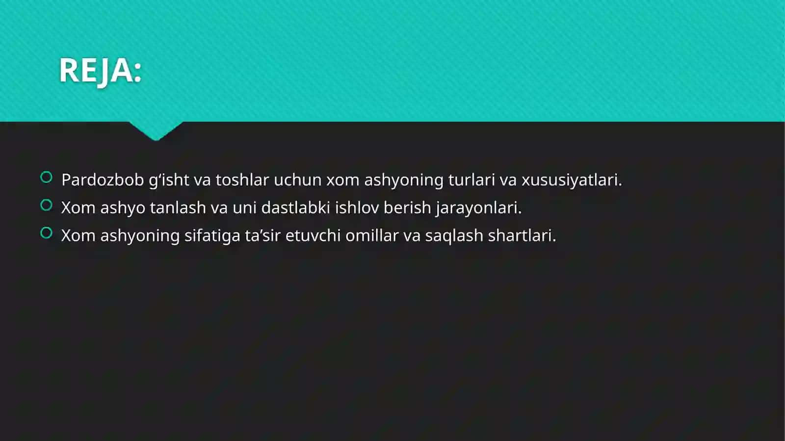 Pardozbobg’ishtvatoshlaruchunxomashyo 2