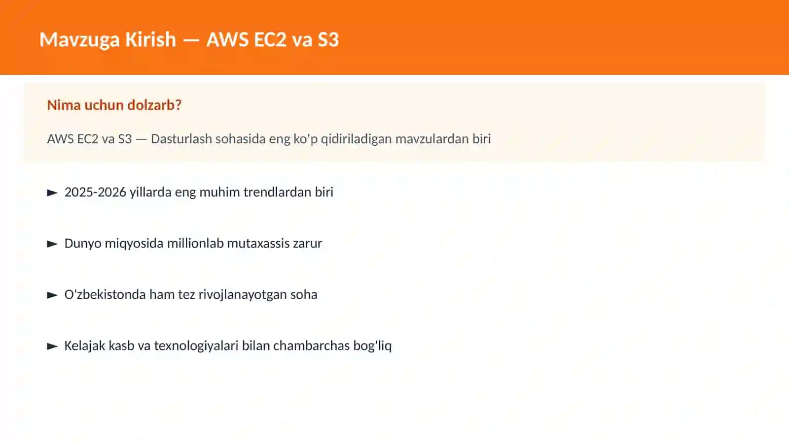 AWS EC2 va S3 2
