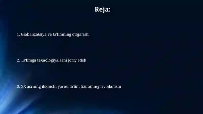 20-asr oxiridata'lim taraqqiyoti 2