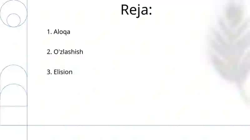 Aloqa (Connected speech) 2