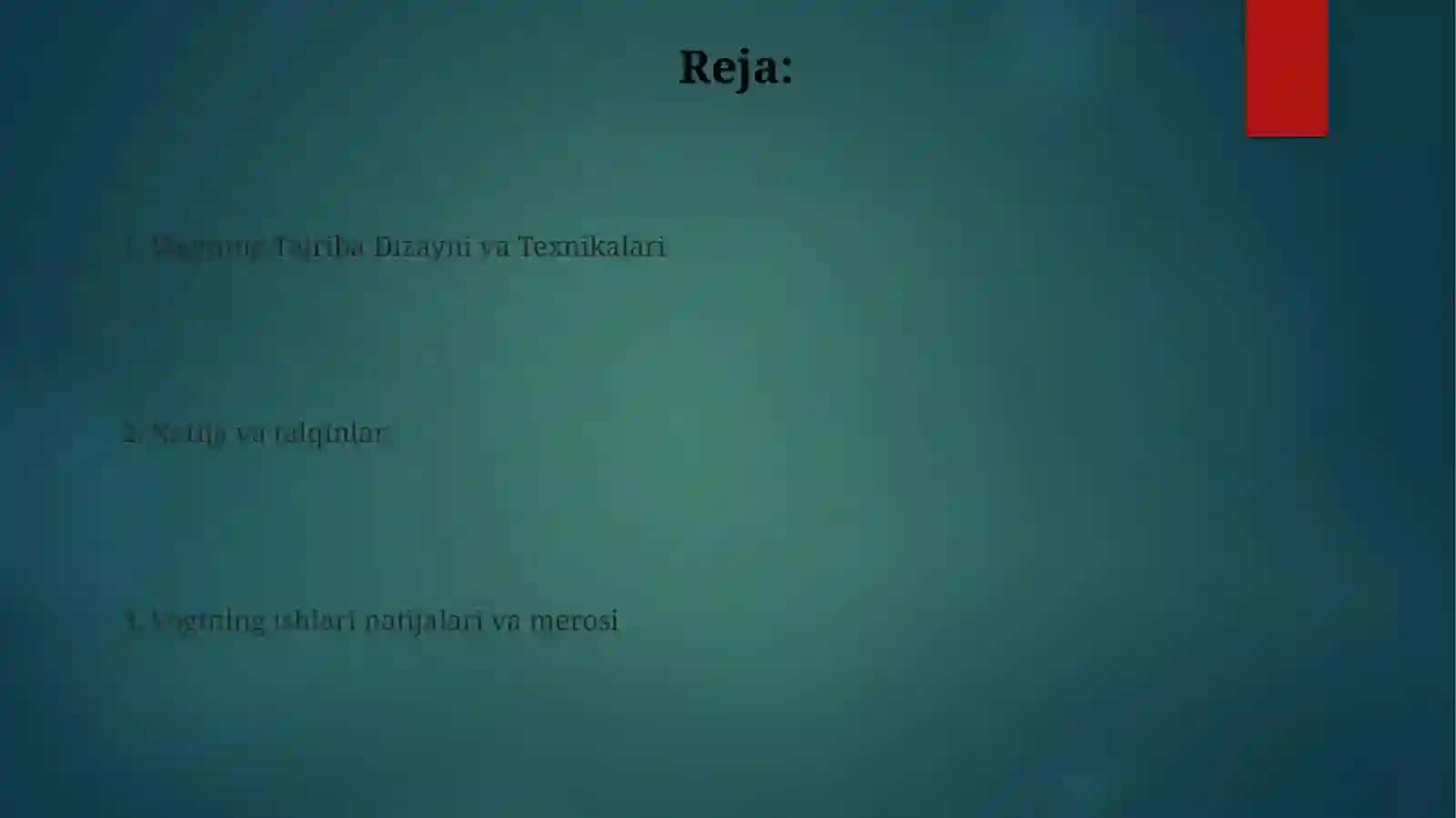 Vogtning Tajriba Dizayni va Texnikalari 2
