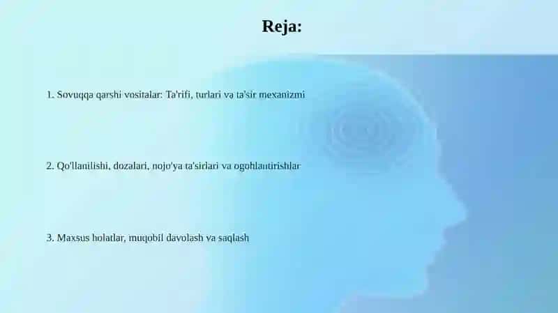 Sovuqqa qarshi vositalar 2