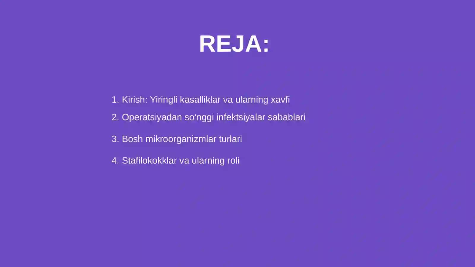 Mikroorganizmlar va ularning roli yiringli kasalliklarda 2
