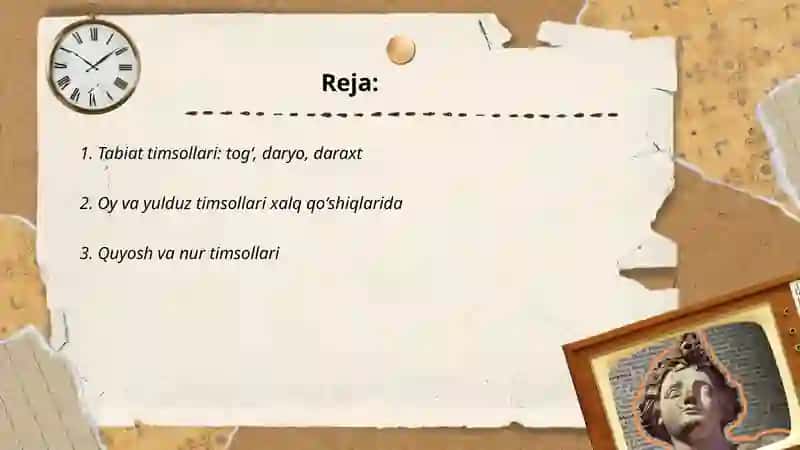 Xalq qoʻshiqlaridagi timsollar 2