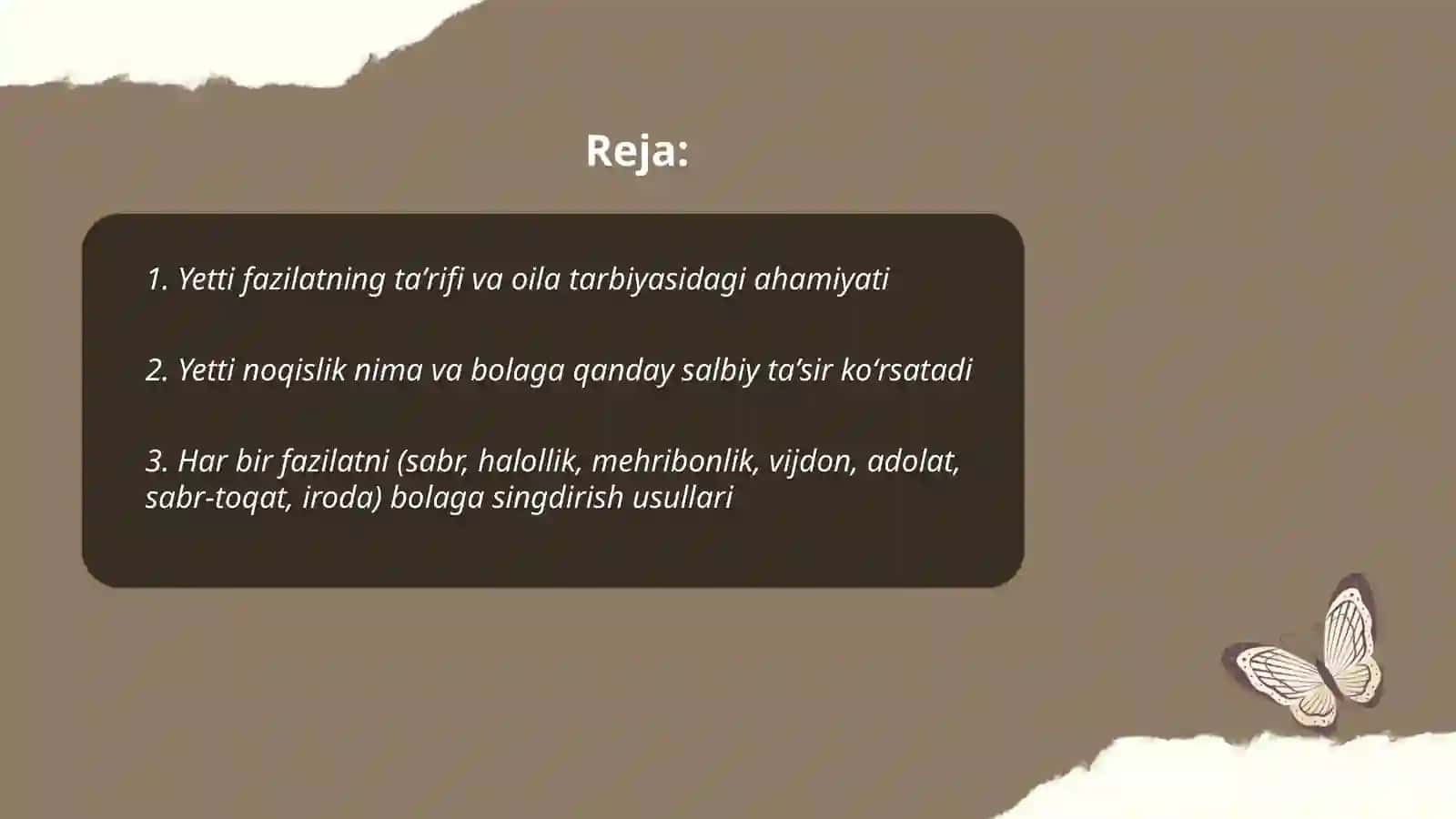 Oila farzand tarbiyasida yetti fazilat va yetti noqislik 2