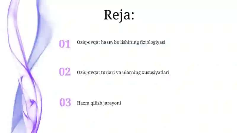 Oziq-ovqat hazm bo'lishi 2